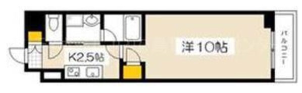 天満町駅 徒歩3分 2階の物件間取画像